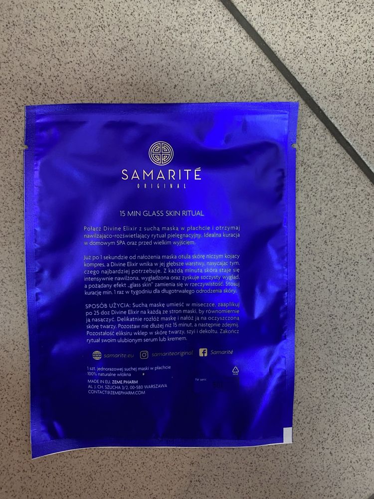 Samarite  mask zestaw  3 szt + gratisy