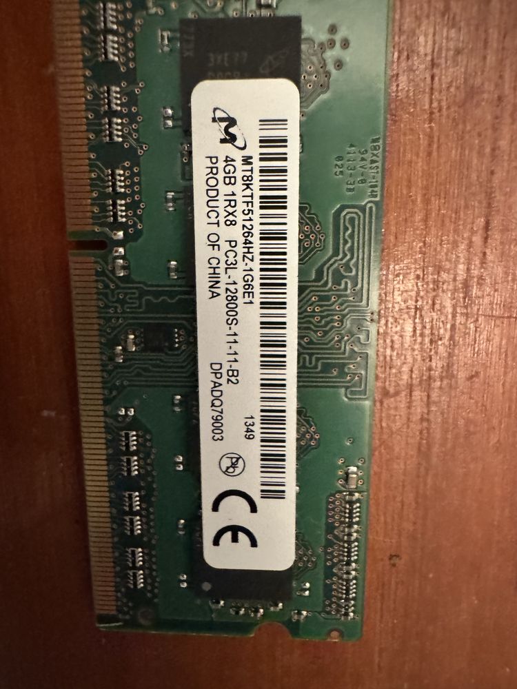 Micron MT8KTF51264HZ 4GB 1Rx8 DDR3