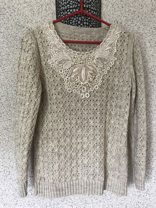 Тепла жіноча турецька кофта, светер 46 роз