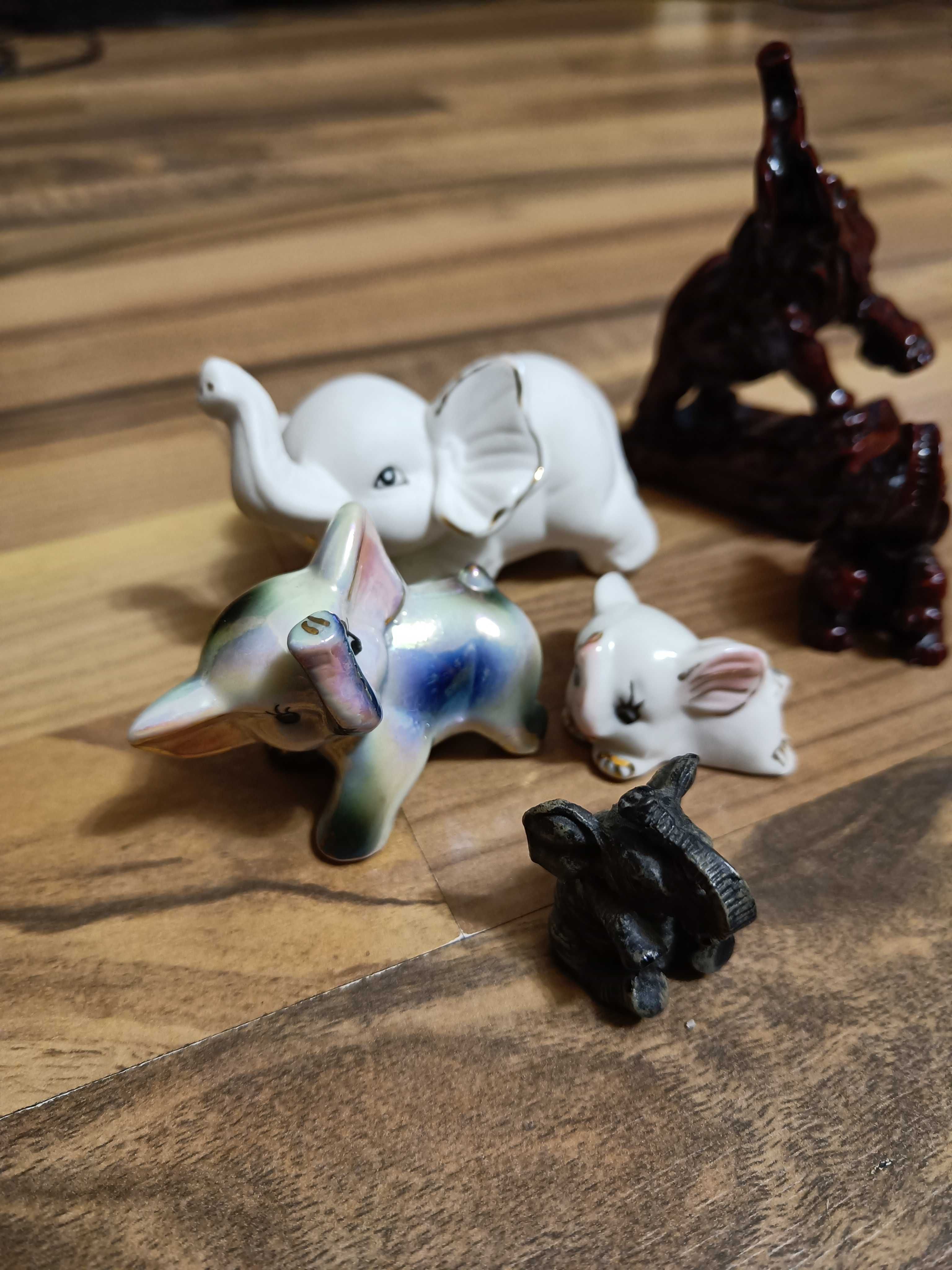 Figurki słoni 6 sztuk
