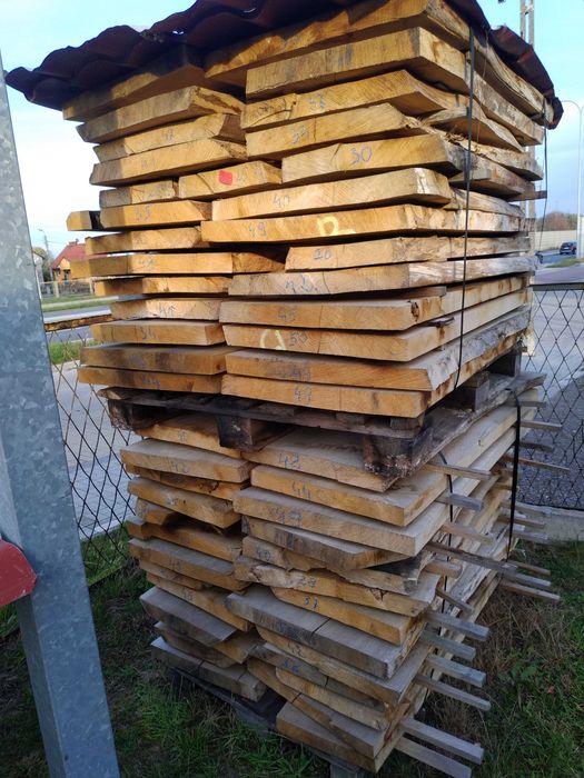 Tarcica dąb, jesion deski 50mm / 120cm