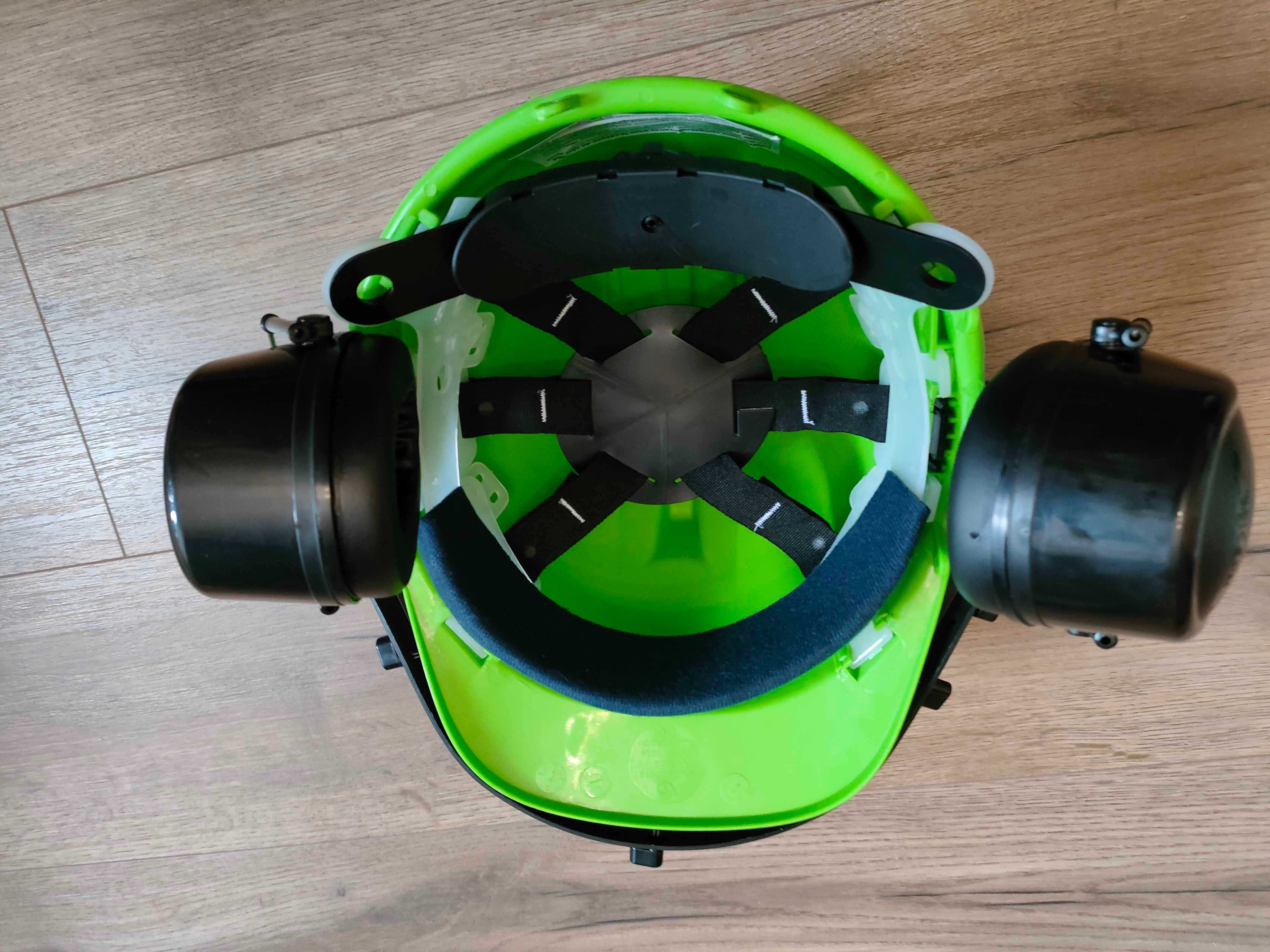 Kask ochronny leśny dla drwala, pilarza 3 w 1