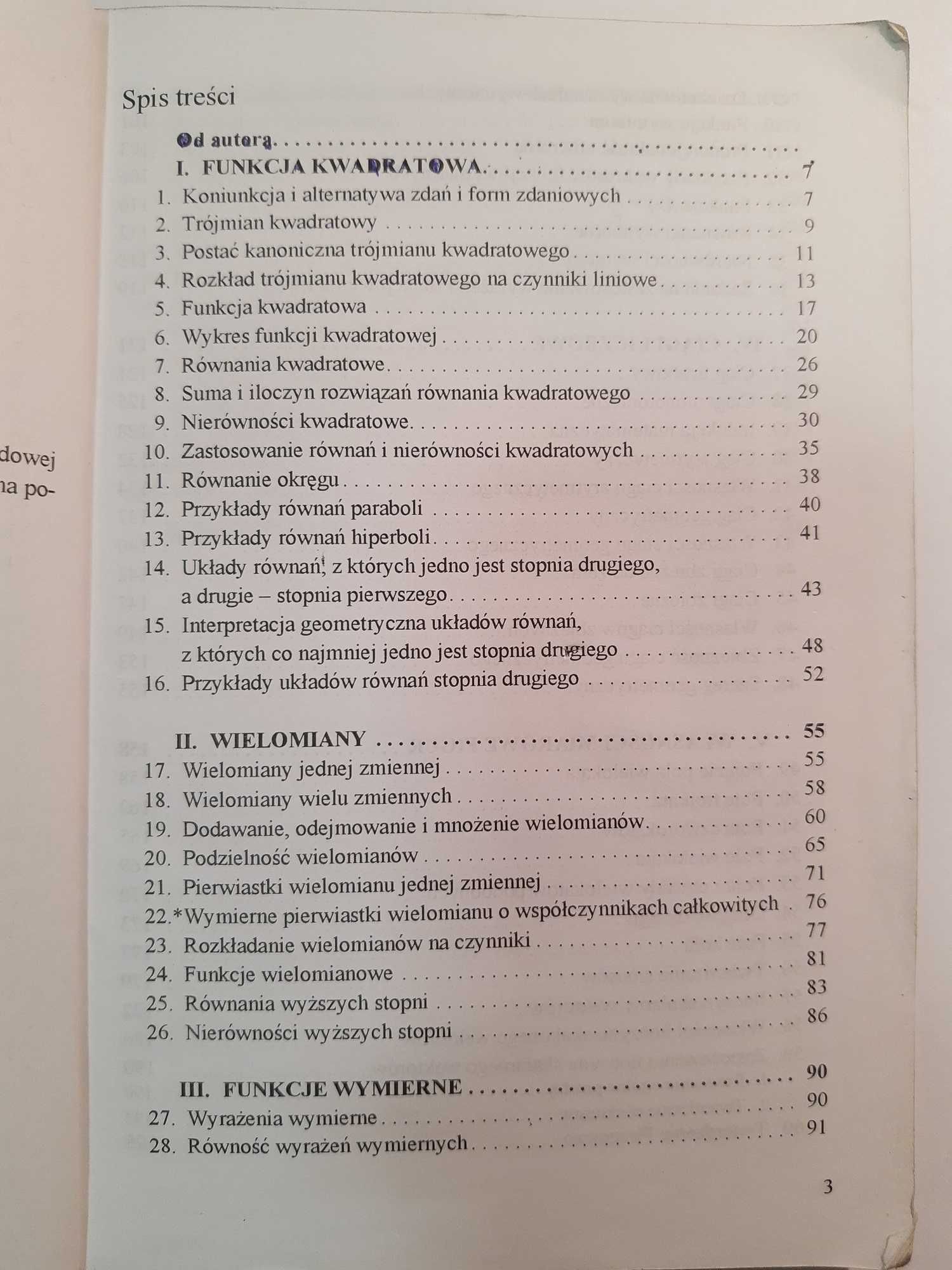 Matematyka dla klasy II szkoły średniej - Stanisław Zieleń