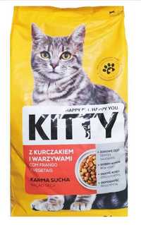 KITTY Karma sucha dla kotów Z KURCZAKIEM i warzywami 2 kg