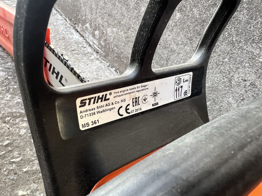 Бензопила Stihl MS 361, пройшла обкатку тільки