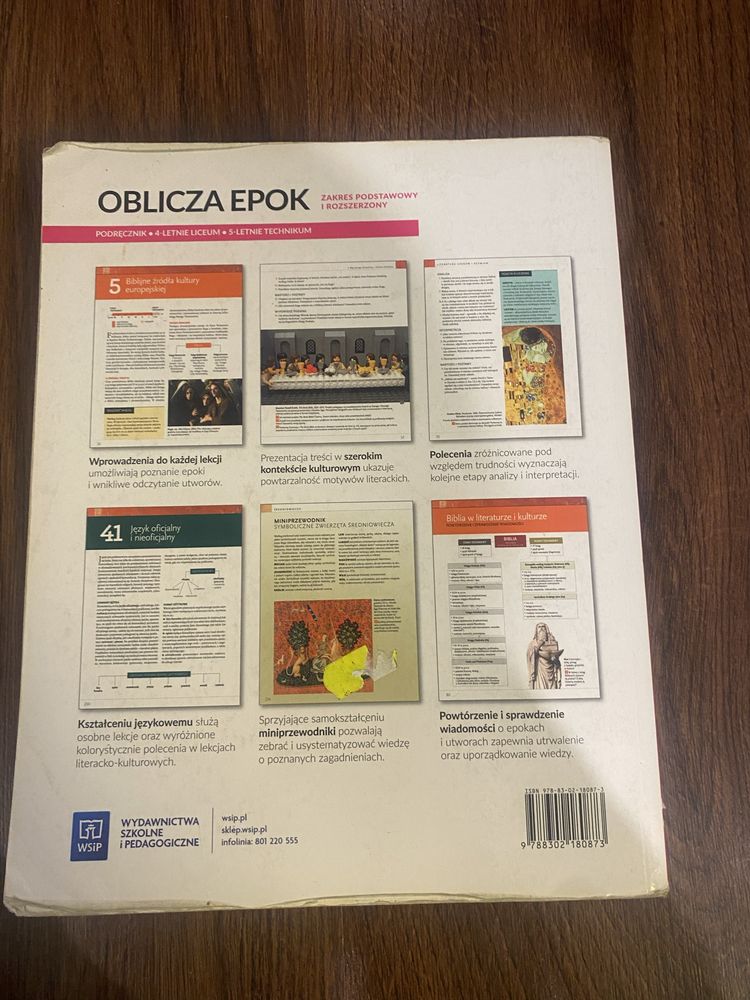 Oblicza epok 1.1 polski podrecznik