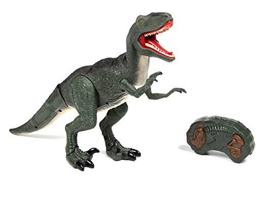 Dinozaur RC Velociraptor sterowany + dźwięki