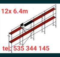 Rusztowanie elewacyjne Plettac 12x6,5m Nowe