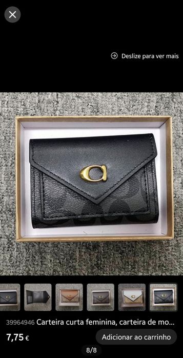 Mala e carteira Coach