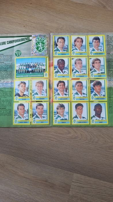 Caderneta Panini 95/96