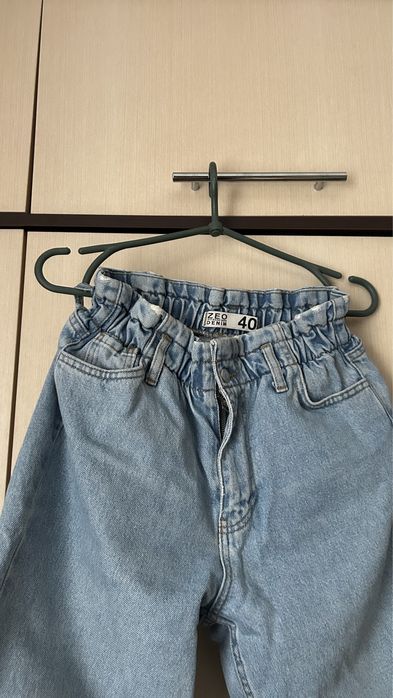 Джинси МОМ на резинці