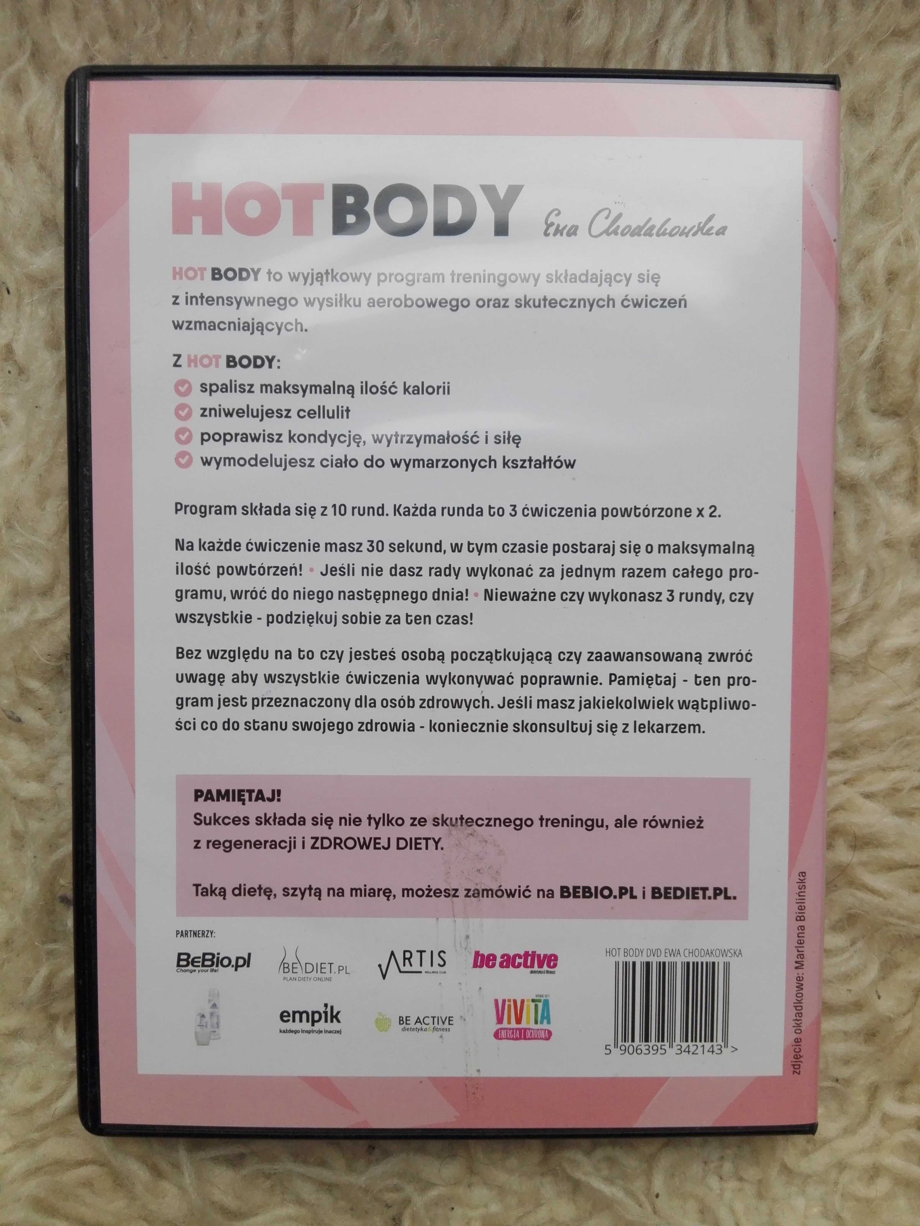 Hot Body Trening Ewy Chodakowskiej DVD 45minut