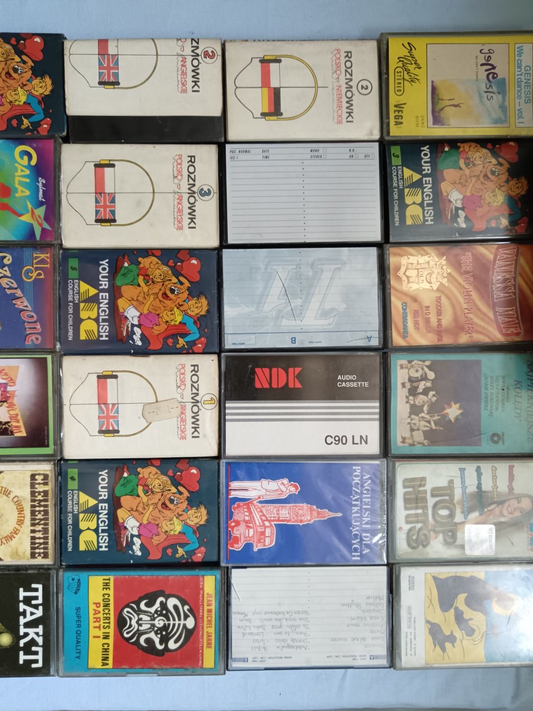 38 kaset magnetofonowych za 50zl