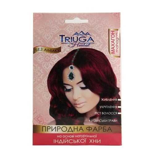 Натуральная краска для волос Triuga на основе хны Mahogany 25 г