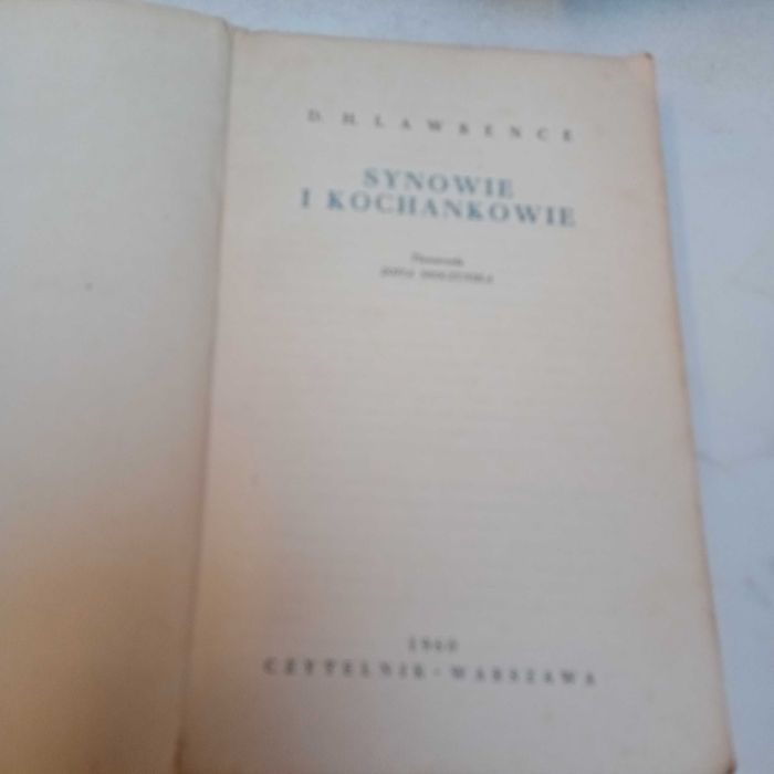 Synowie i kochankowie Lawrence David Herbert