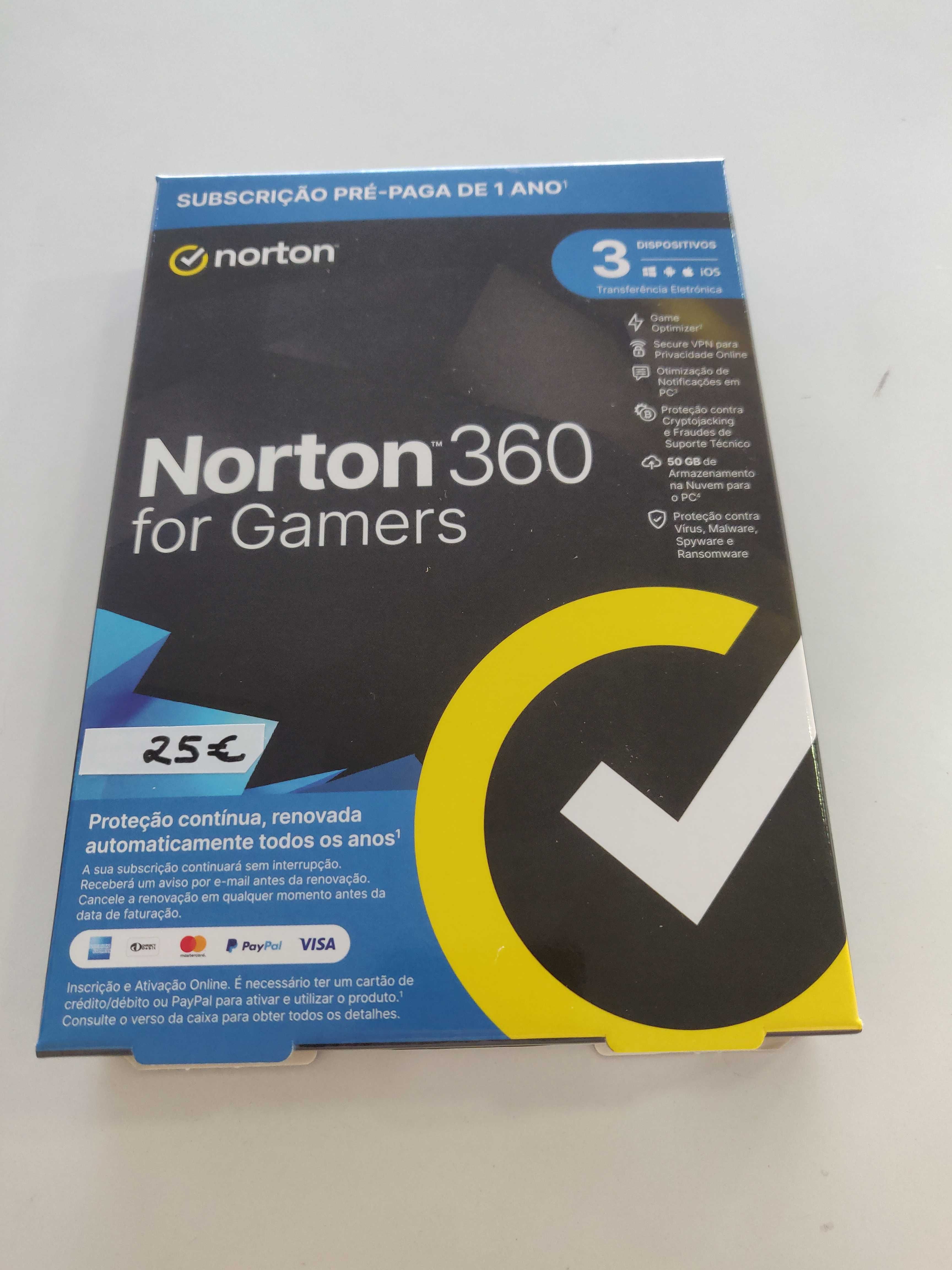 Norton 360 for Gamers 3 dispositivos / 50 GB cloud