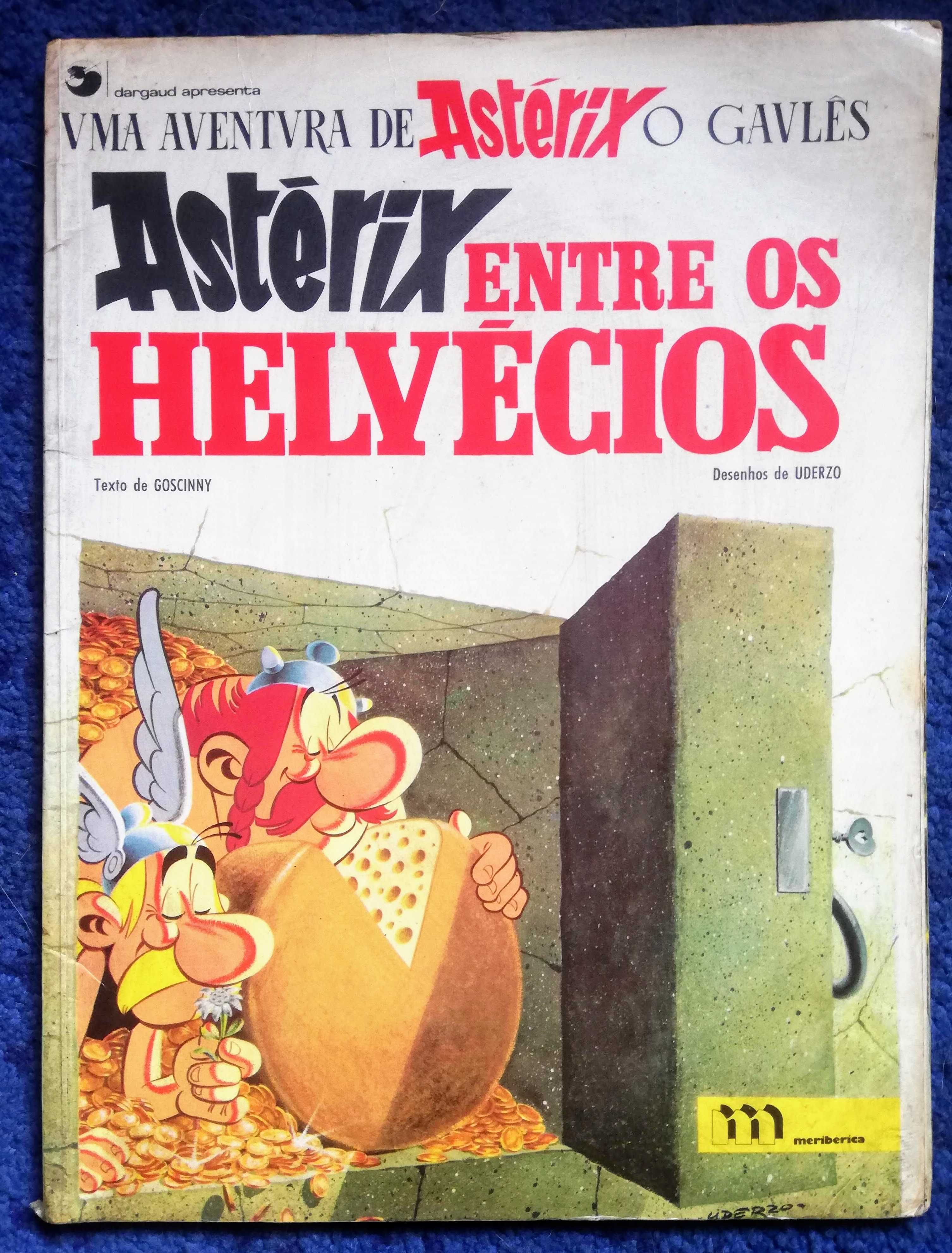 Coleção BD - Asterix. Lucky Luke, Tintim e Valerian