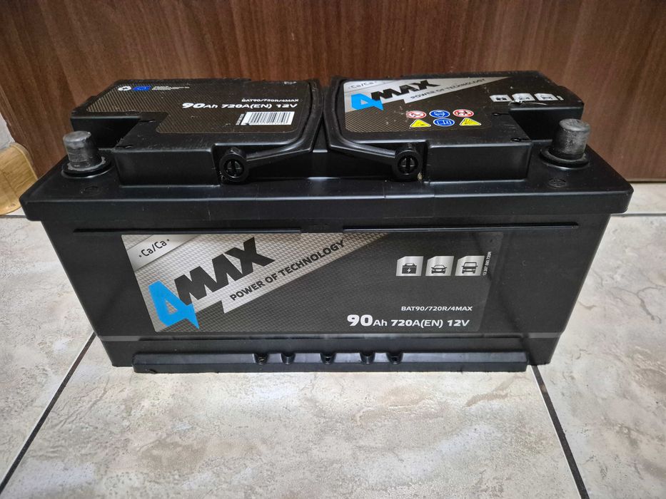Akumulator 4Max 90Ah 720A  100% Sprawny
