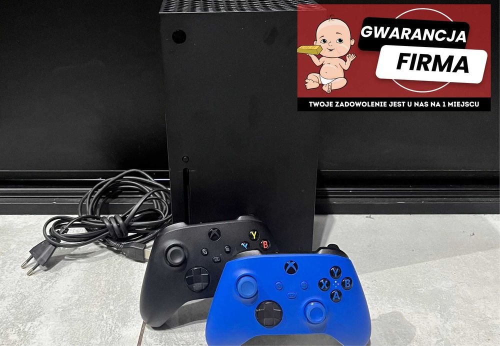 Konsola XBOX Series X + 2 pady | 1 TB | Gwarancja 12 miesięcy |