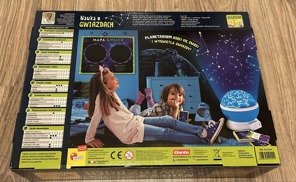 Nauka o gwiazdach Planetarium I’m a genius Lisciani