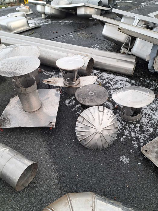 Kolanka regulowane 120mm rury 115mm 110mm 150mm daszki różne