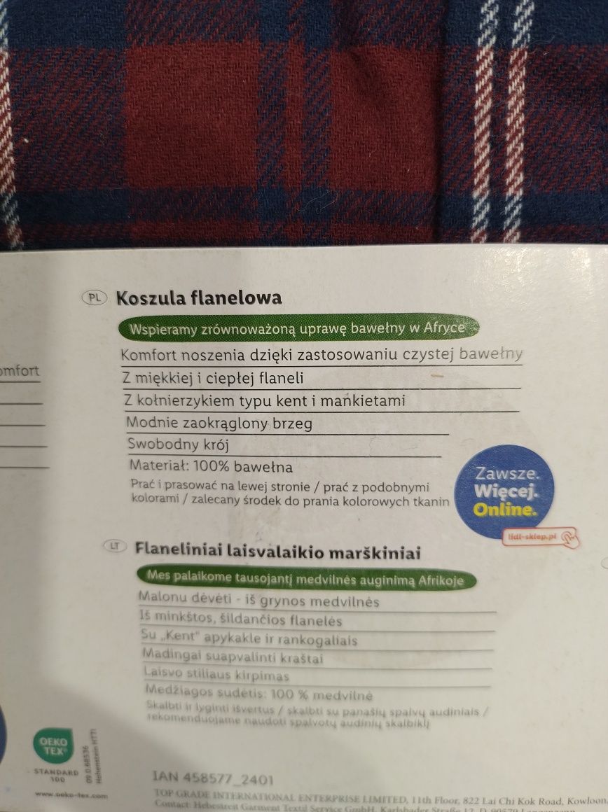 Koszula męska r M 39/40