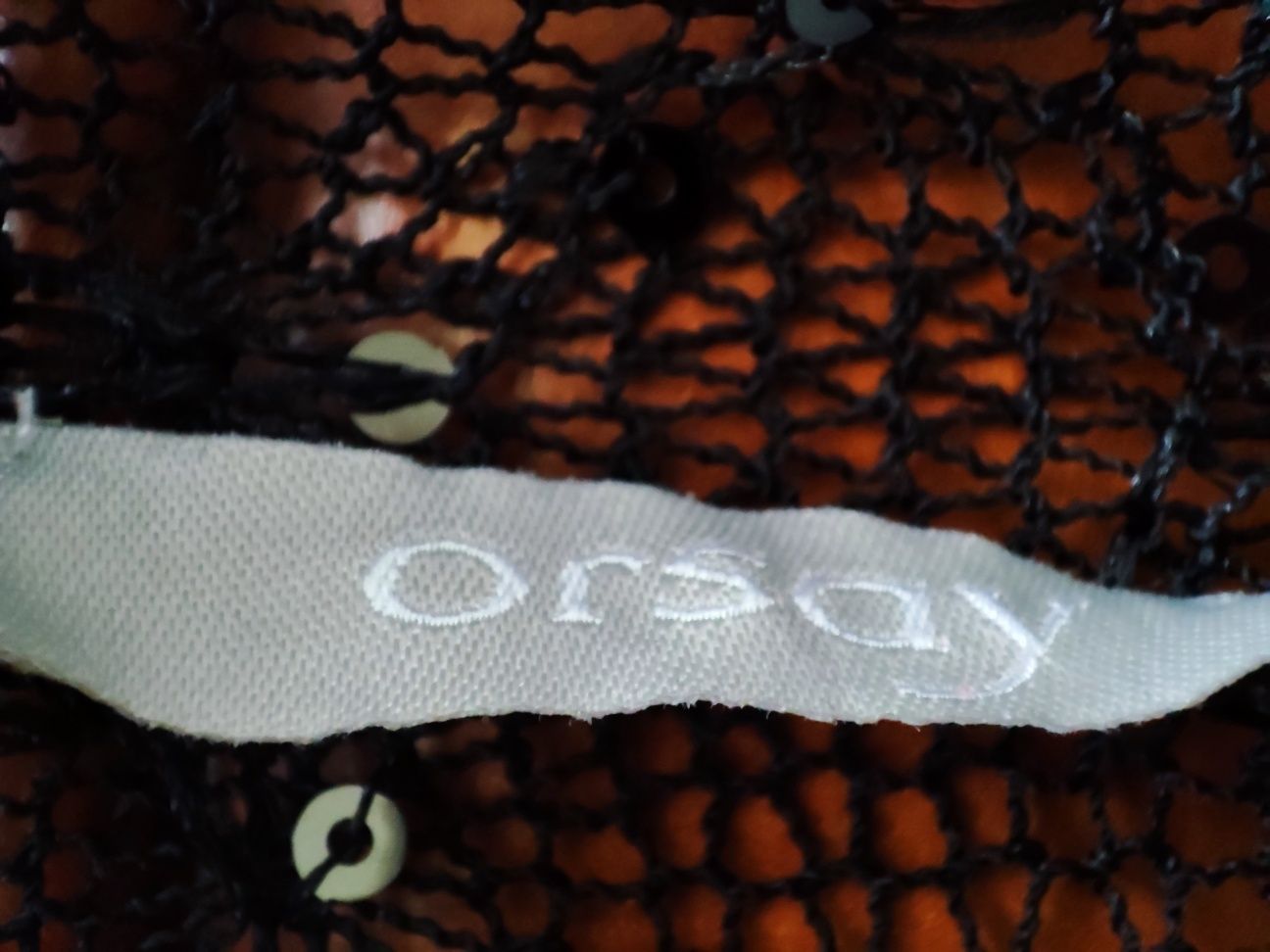 Błyszczący sweter bluzka Orsay