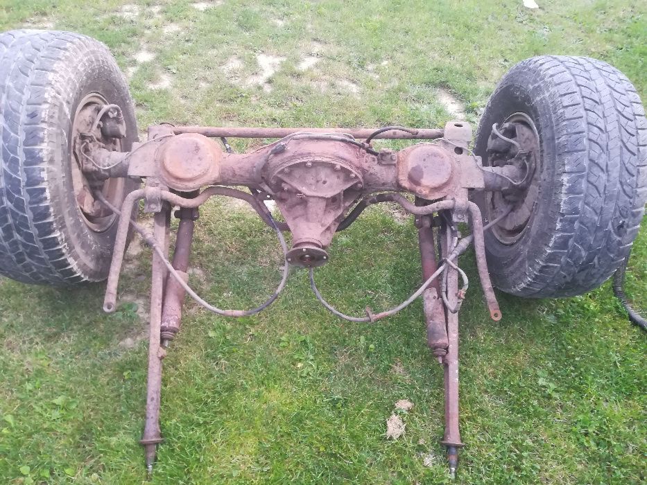 Pajero II mosty kpl przód i tył z blokadą mechaniczną przełożenie 4.9