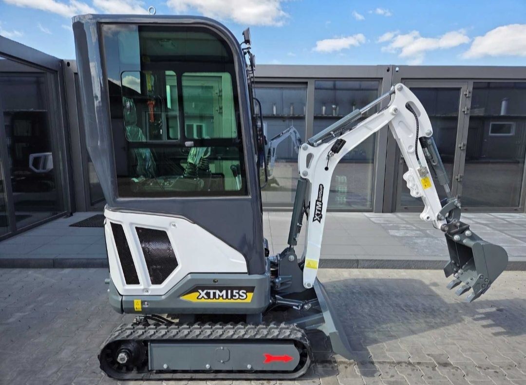 NOWA MINI KOPARKA XTM X15S 2024, 1500KG Gwarancja 12 m