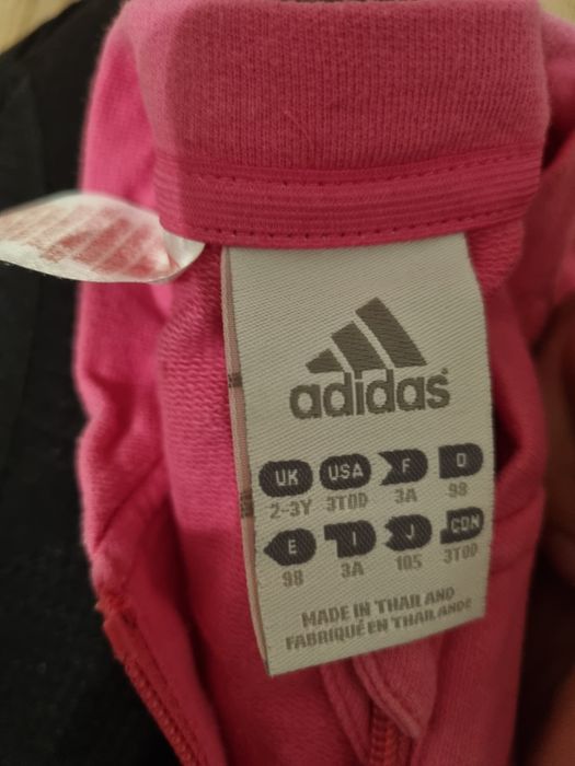 Bluza różowa Addidas 98/104