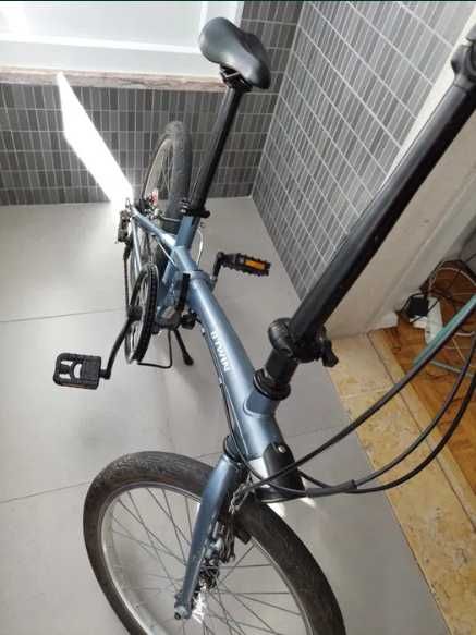 Bicicleta dobravel com mudanças