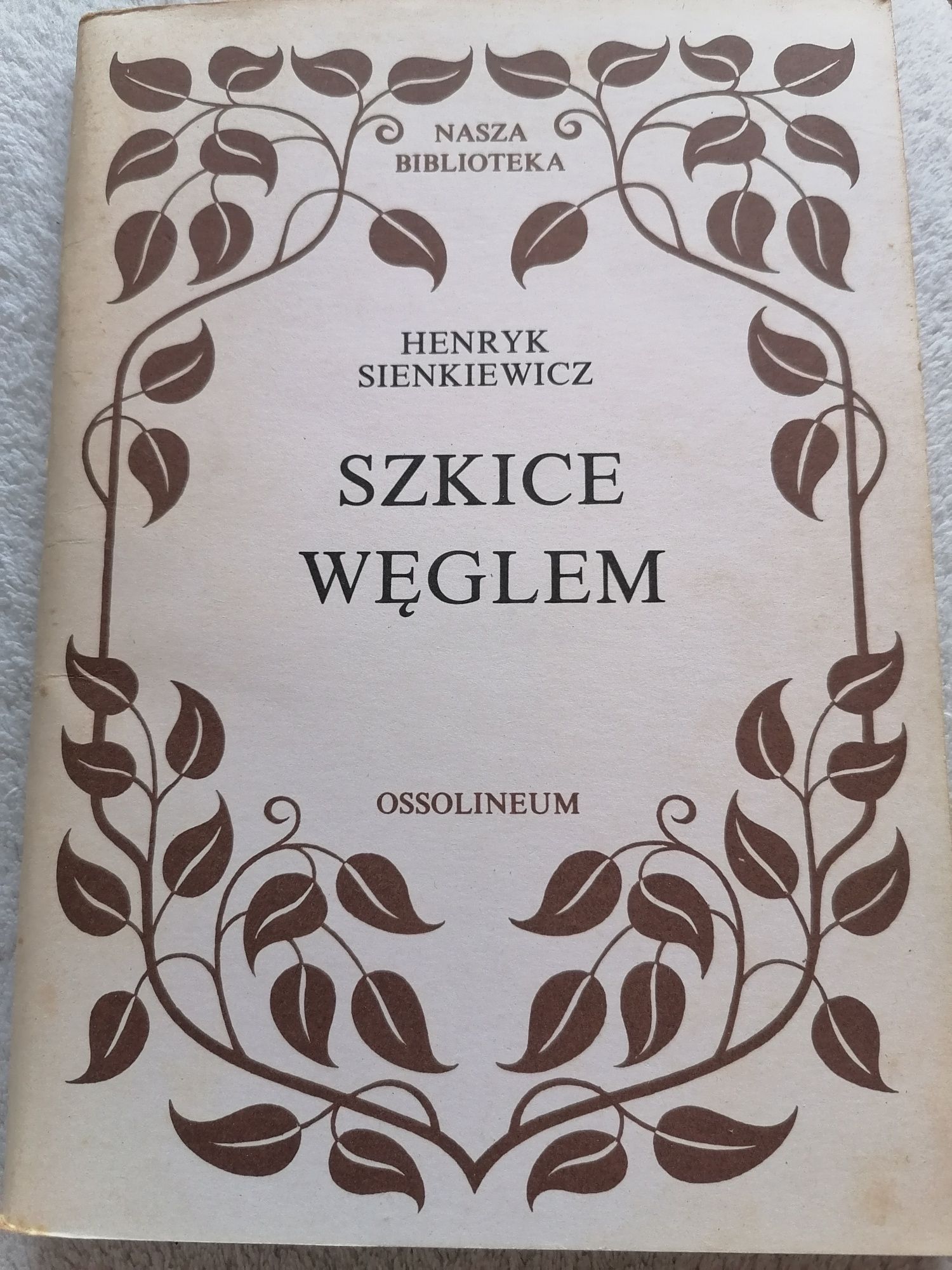 SZKICE węglem 1988 Sienkiewicz