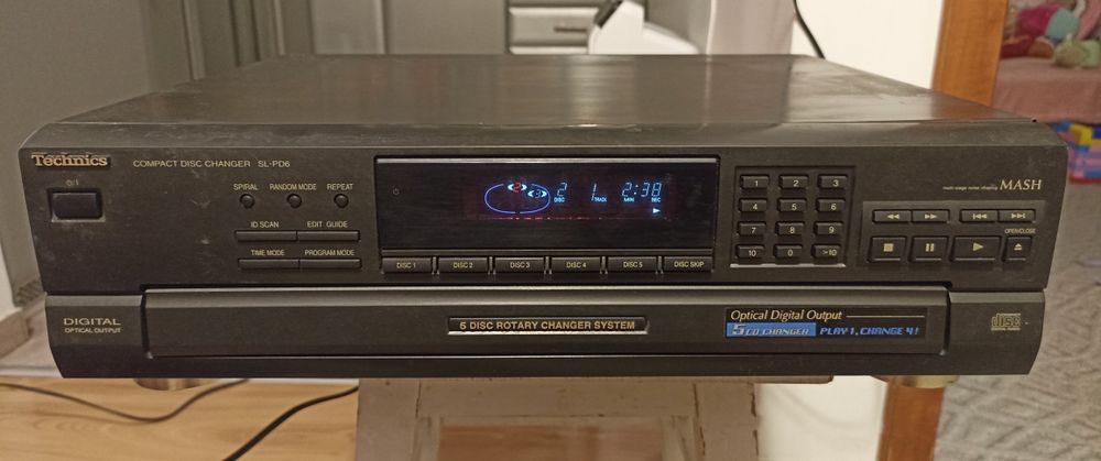 Kompakt disc player zmieniarka płyt CD kompakt Technics sl-pd6