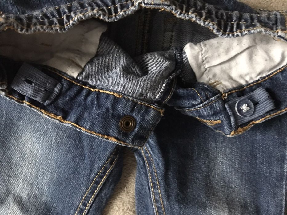 Spodnie jeansy rozm. 92 (18-24 msc) regulacja w pasie