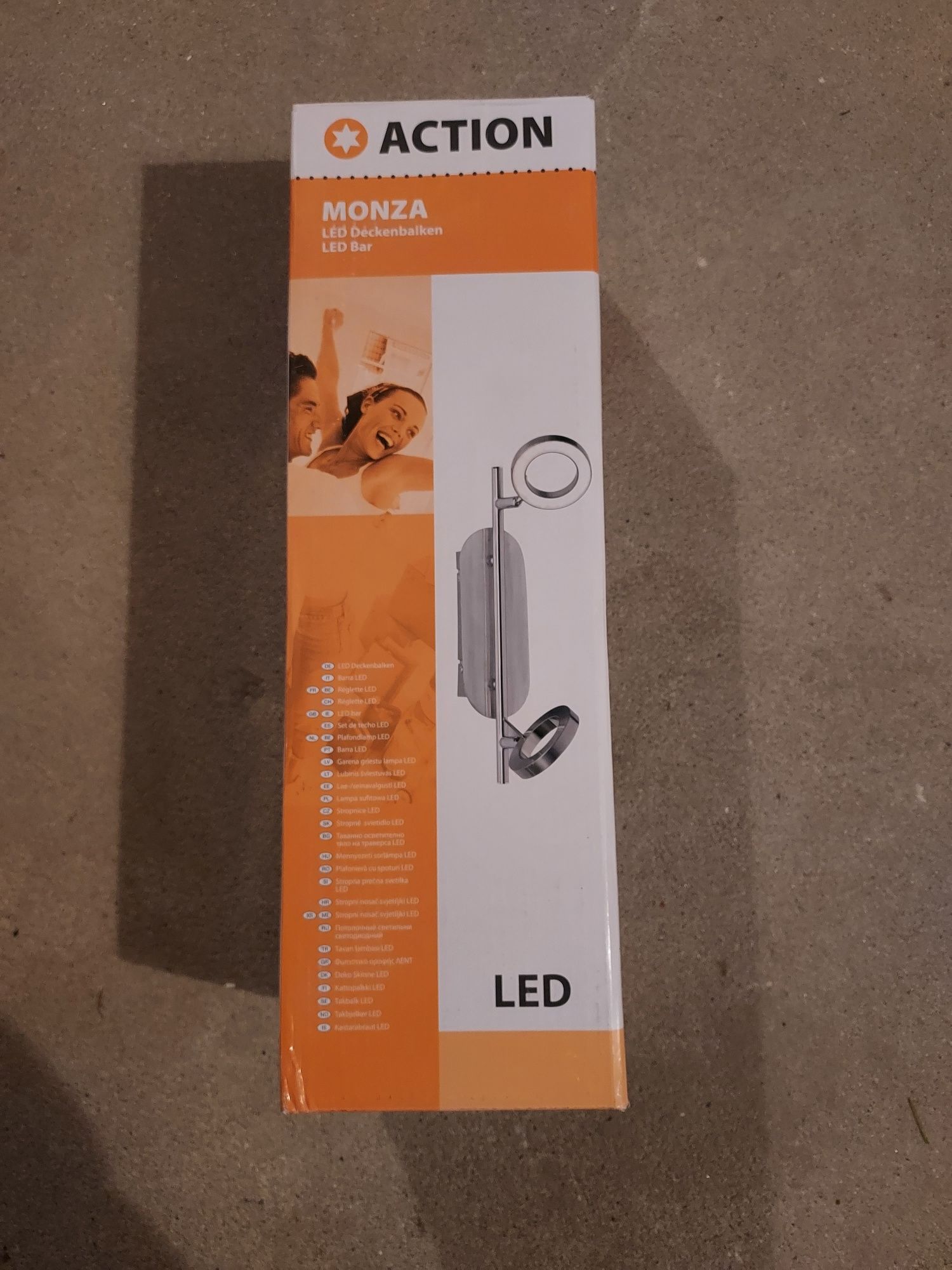 Reflektor sufitowy Wofi Monza LED 10 W srebrny