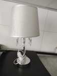 Lampa stołowa z kryształkami