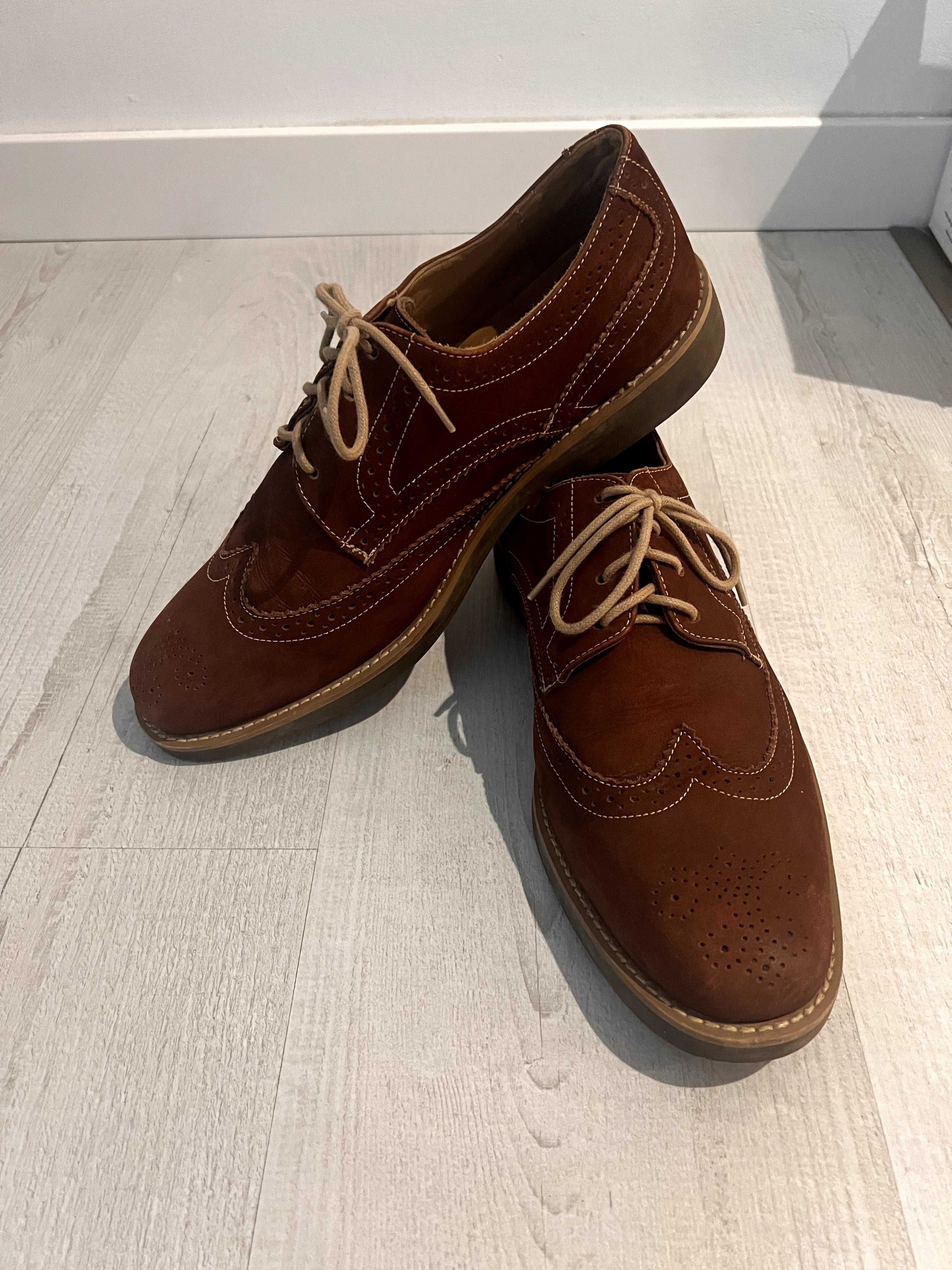 Buty brązowe oxfordy - Tucano Mens Brogue Shoes