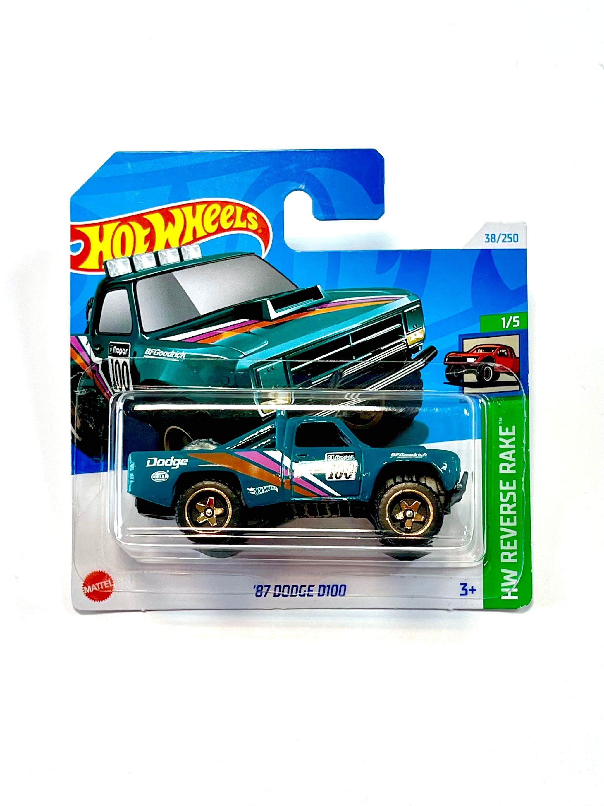 Hot Wheels Dodge D100 nowy model 2024 hotwheels REVERSE RAKE nr 38/250