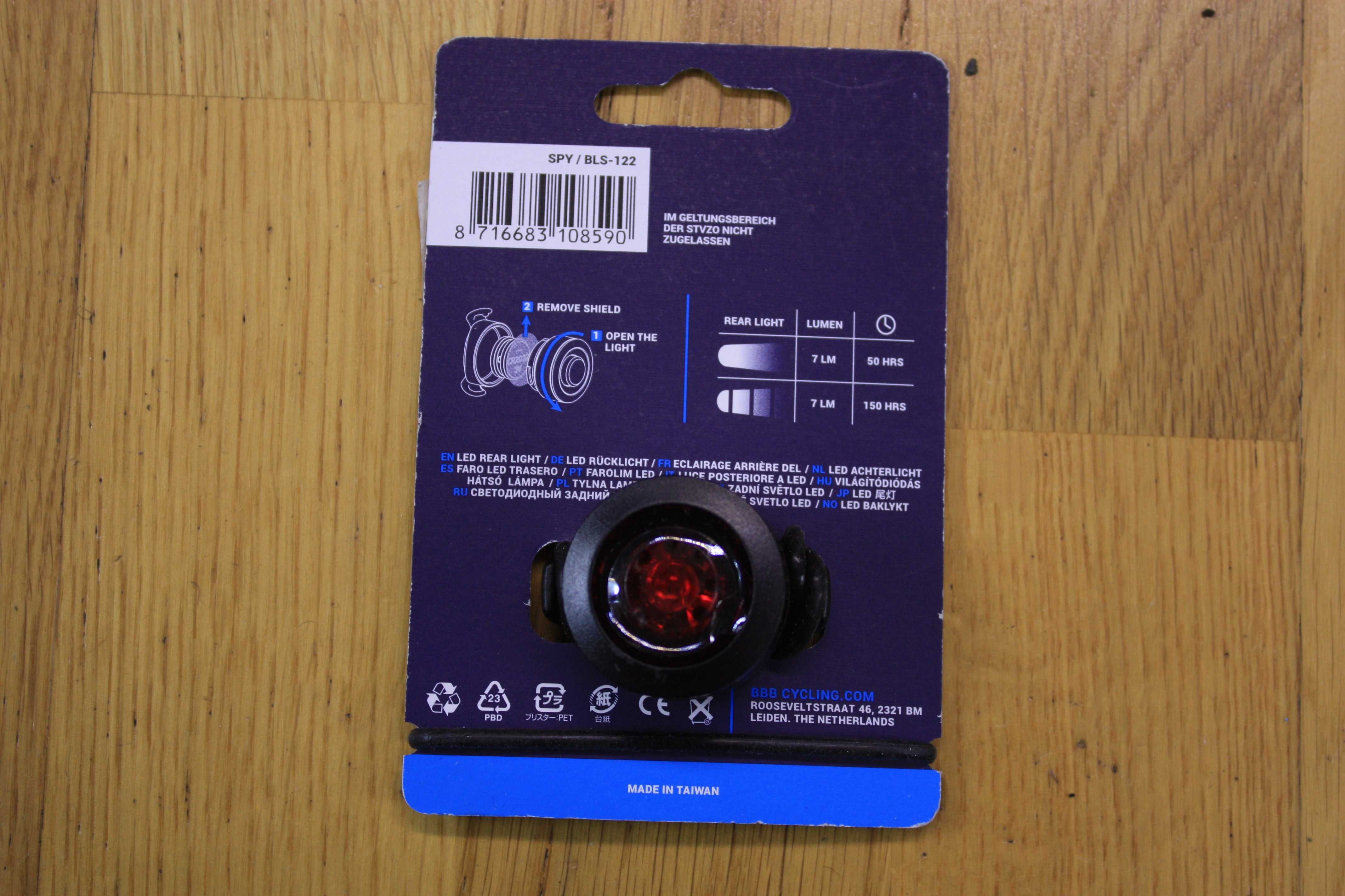 BBB Spy BLS-121/122 передний и задний фонарь фара моргалка НОВЫЙ