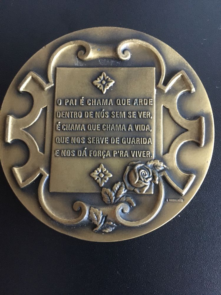 Medalhão comemorativo dia do pai