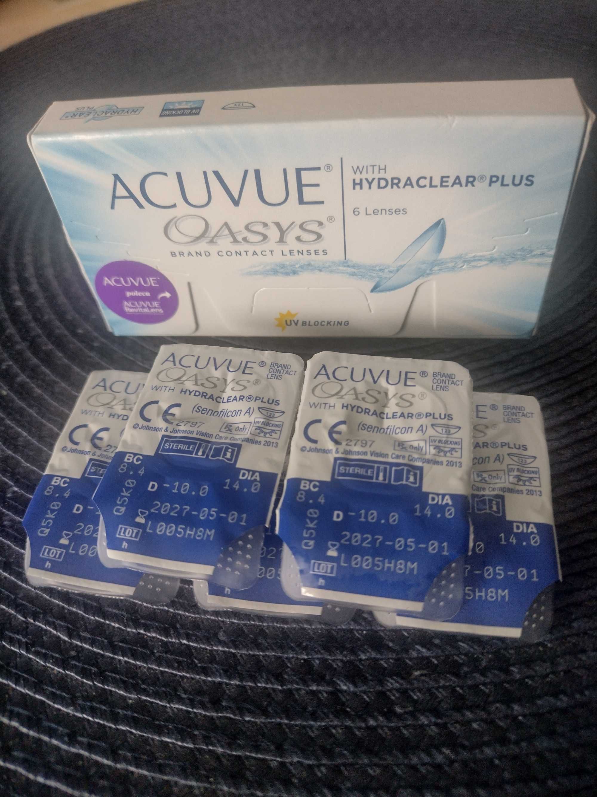 Nowe soczewki dwutygodniowe ACUVUE (-10,0 dpi) 11 szt.