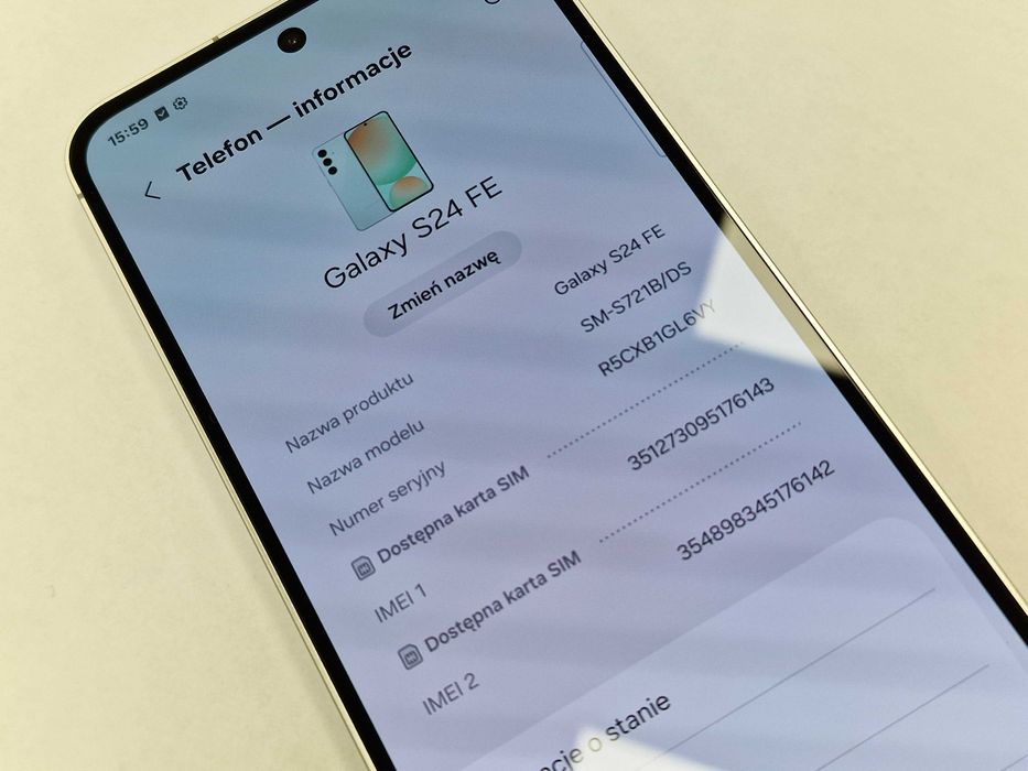 Samsung Galaxy S24 FE 5G/ 8GB/ 128GB/ Mint/ Grade A/ + ładowarka