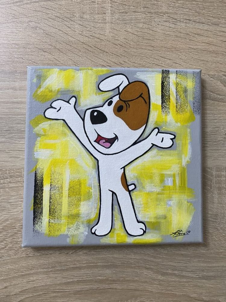 Obraz ręcznie malowany akryl 20x20