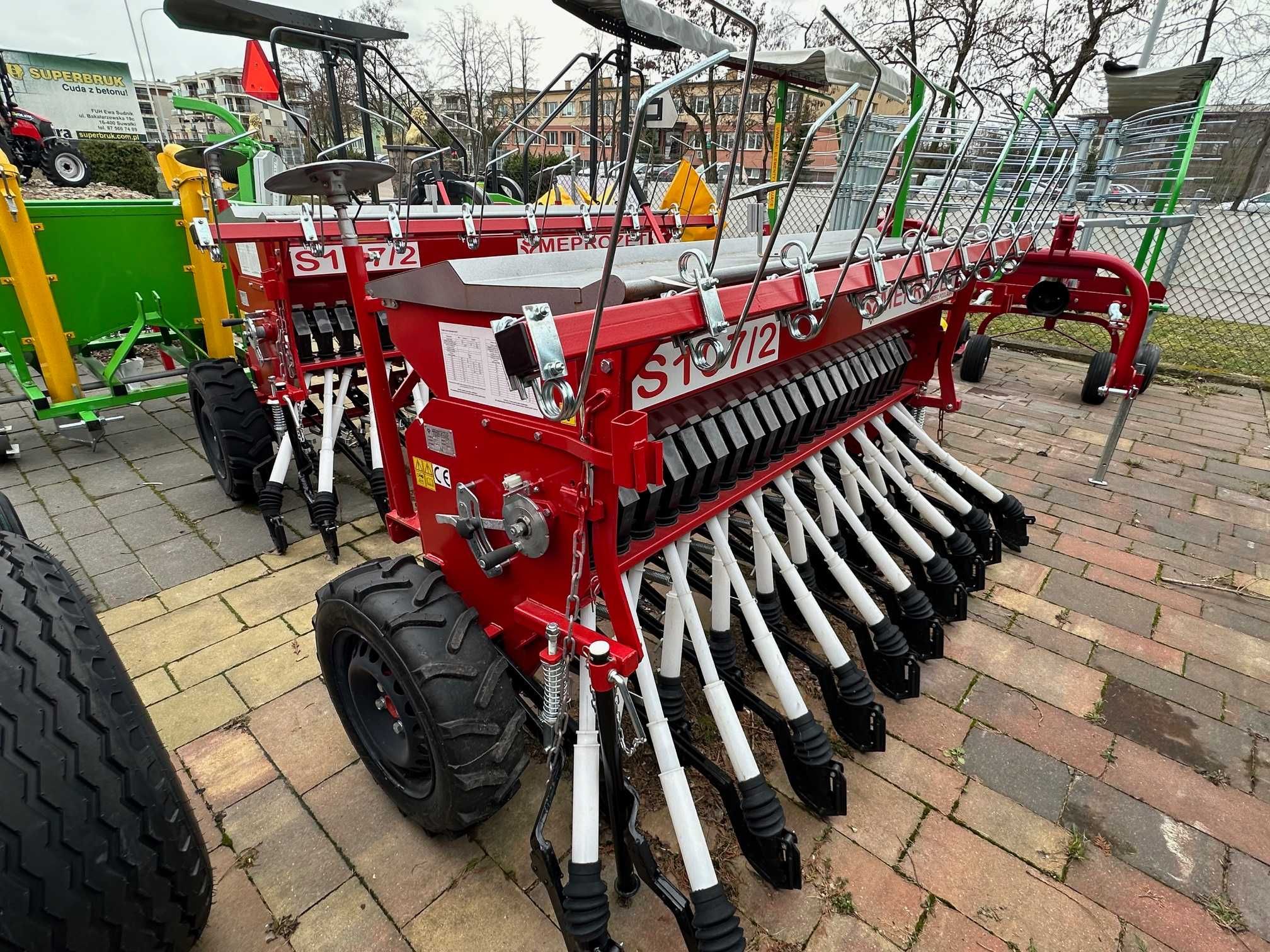 WYPRZEDAŻ Siewnik zbożowy 2.5m 3m Poznaniak 2.7m OD RĘKI Agro Masz