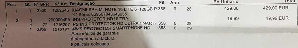 Xiaomi Mi Note 10 Lite