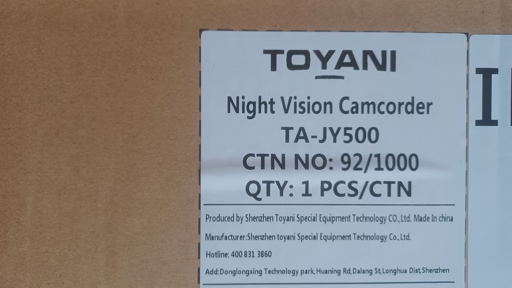 Kamera noktowizyjna Toyani TA-JY500