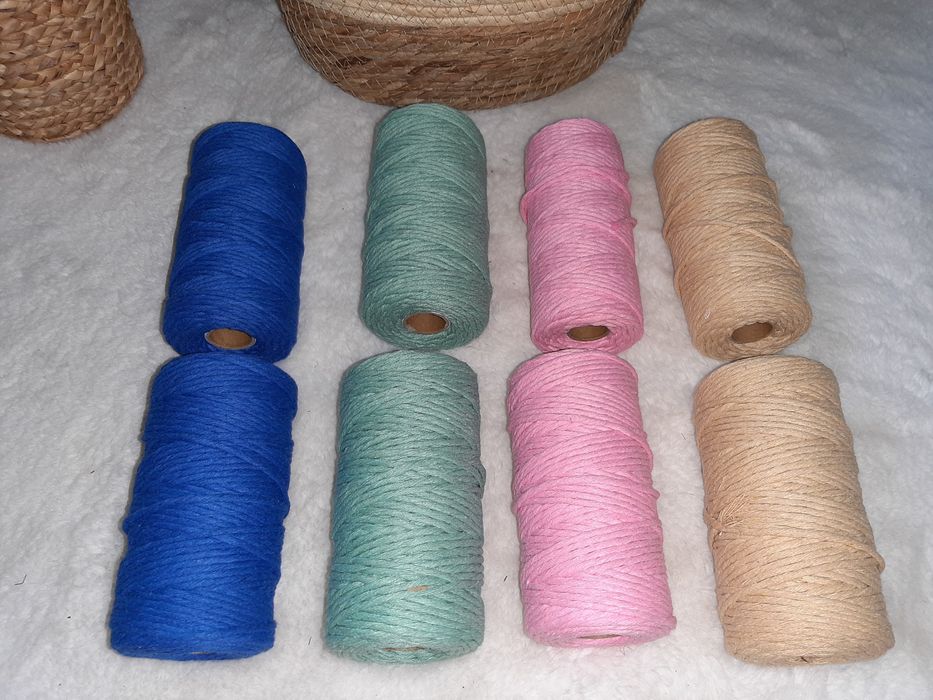 Kwietnik makrama*boho *sznurek 100% bawełna*hand made