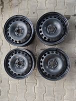Felgi stalowe 4szt 5.5x15 cali 5x100 Fabia Polo Ibiza Audi A1 #4471