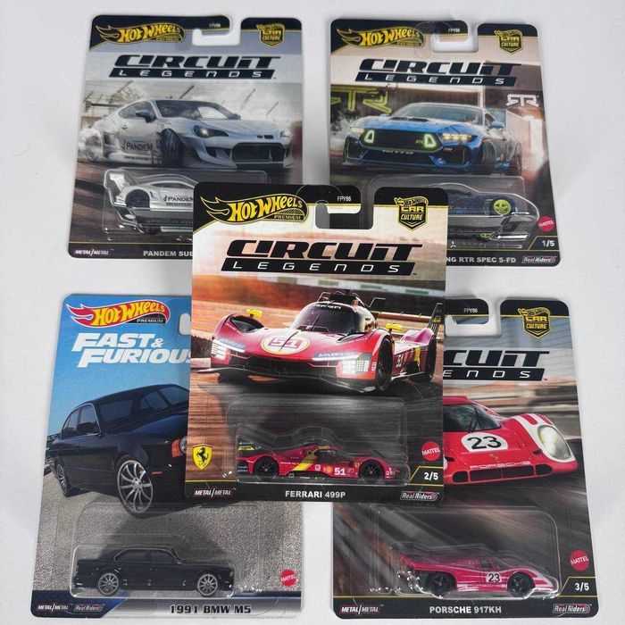 Машинка Premium Hot Wheels Ferrari 499P Circuit Хот вілс преміум Форд