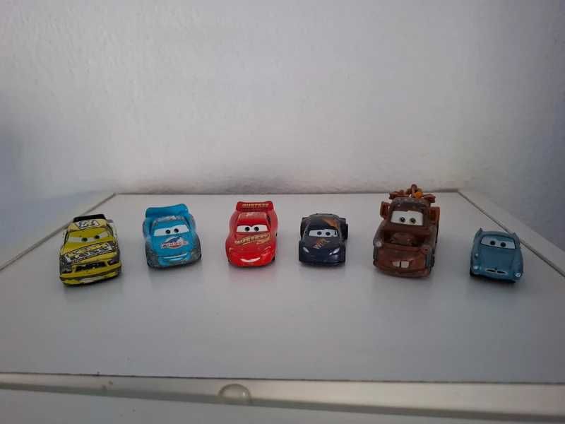 Conjunto 6 Carrinhos Disney Pixar Cars Relâmpago McQueen